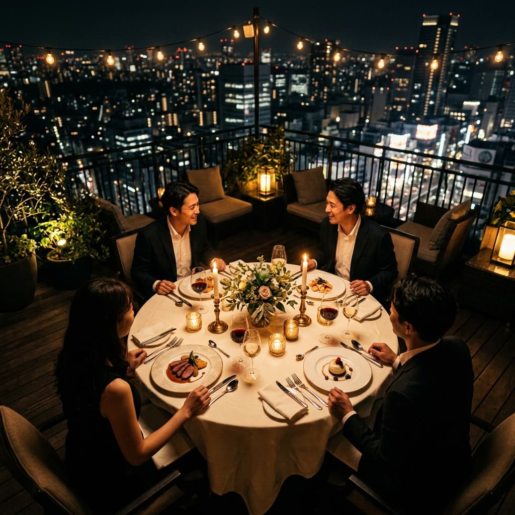 Restau Club rooftop dining experience